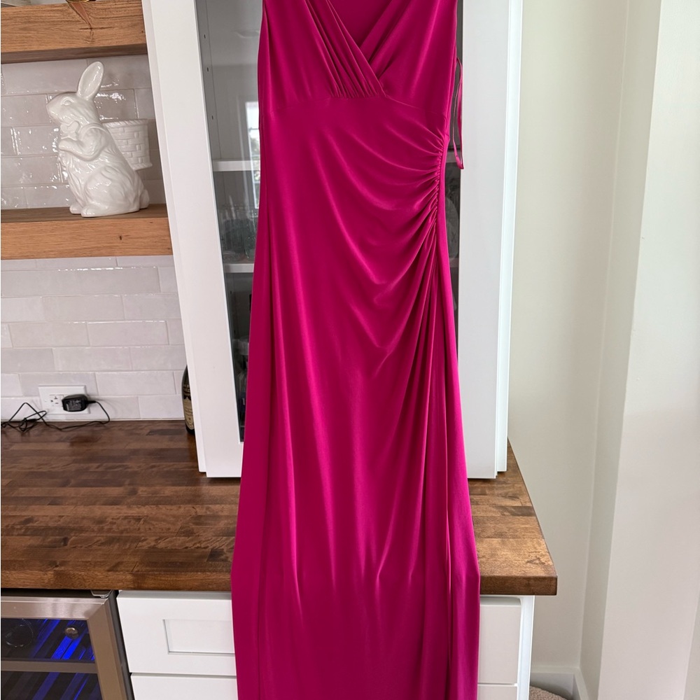 Elegant Pink Evening Gown